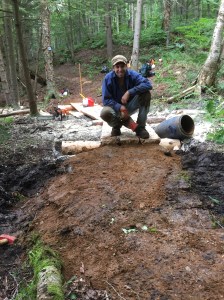 Enrochement avec votre humble serviteur