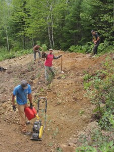 À Gaspé! Avec Mahicans en avant, Moi au milieu, Maxime en haut et Jérome dans le fond! Martin devait prendre la photo! Une équipe géniale!